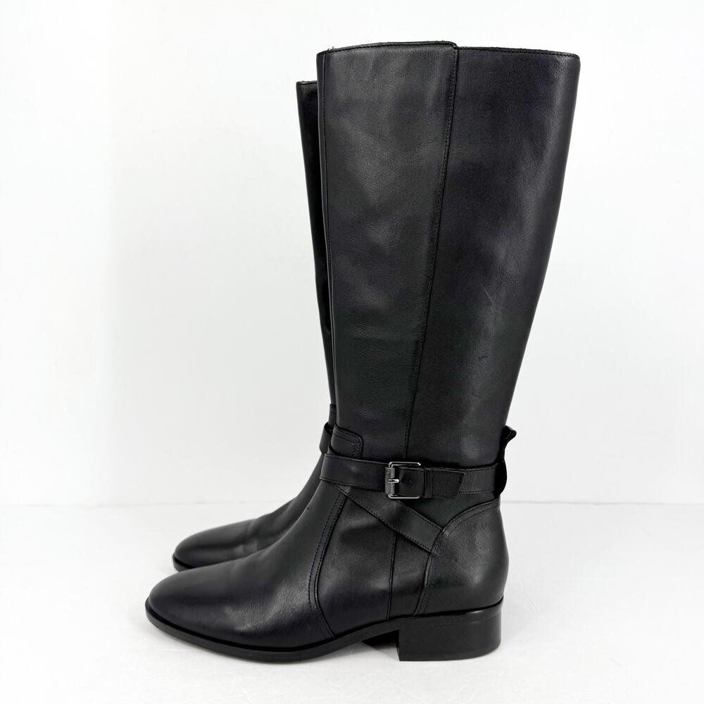Naturalizer Womens Rena Knee High Boot US 7M EU 37 Black Leather NIB - Picture 9 of 13
